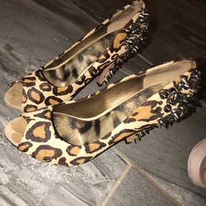 Sam Edelman spiked leopard “Lorissa” shoe